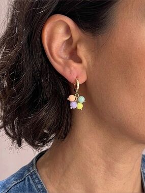 HOOPS Petit Beads Hoops Earrings